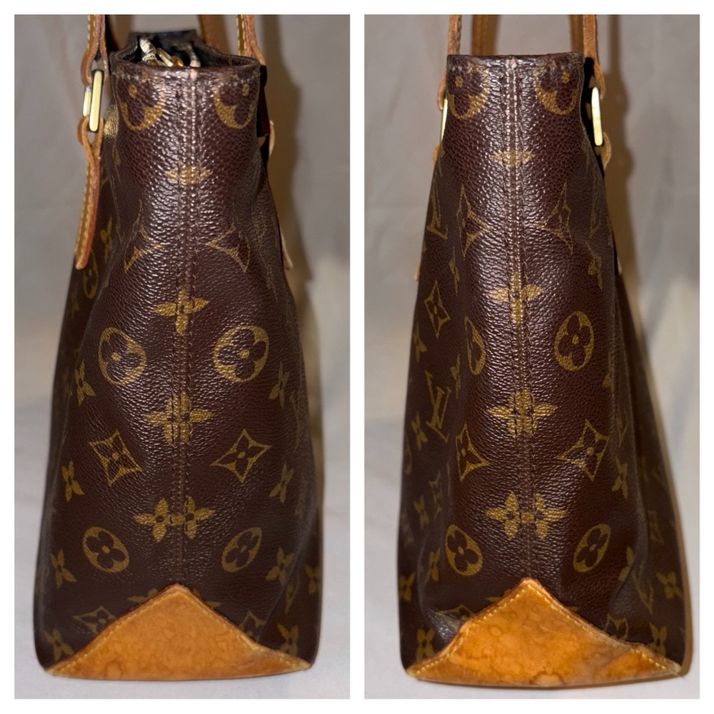 Louis Vuitton Cabas Piano Shoulder Tote Bag LV Monogram Purse Vintage EUC - Picture 5 of 15